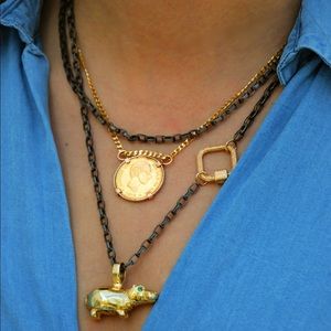 Her -Hippo by Carolina Wickenburg, Sculptor